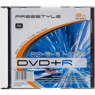 Freestyle DVD+R 8.5GB 8x DOUBLE LAYER Slim*1 [40873] OMDFDL8S1