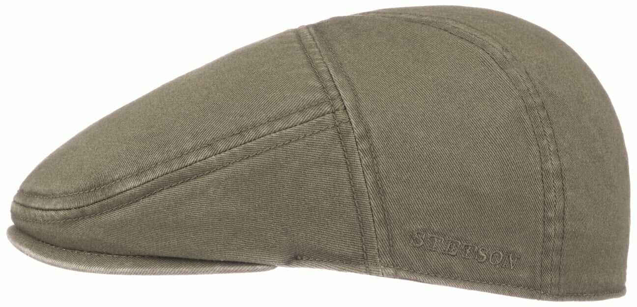 Płaski Kaszkiet Paradise Cotton by Stetson, oliwkowy, XXL (62-63 cm)