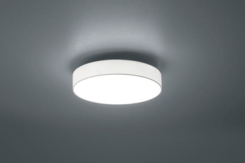 Trio Plafon LAMPA sufitowa LUGANO 621912401 abażurowa OPRAWA okrągła LED 22W natynkowa biała 621912401
