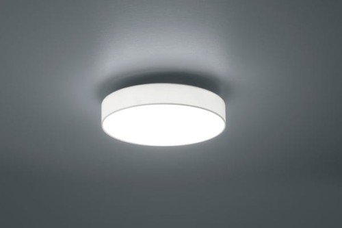 Trio Plafon LAMPA sufitowa LUGANO 621912401 abażurowa OPRAWA okrągła LED 22W natynkowa biała 621912401