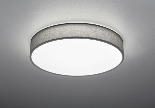 Trio Oświetlenie LUGANO Lampa Sufitowa LED Siwy, 1-punktowy 621914011