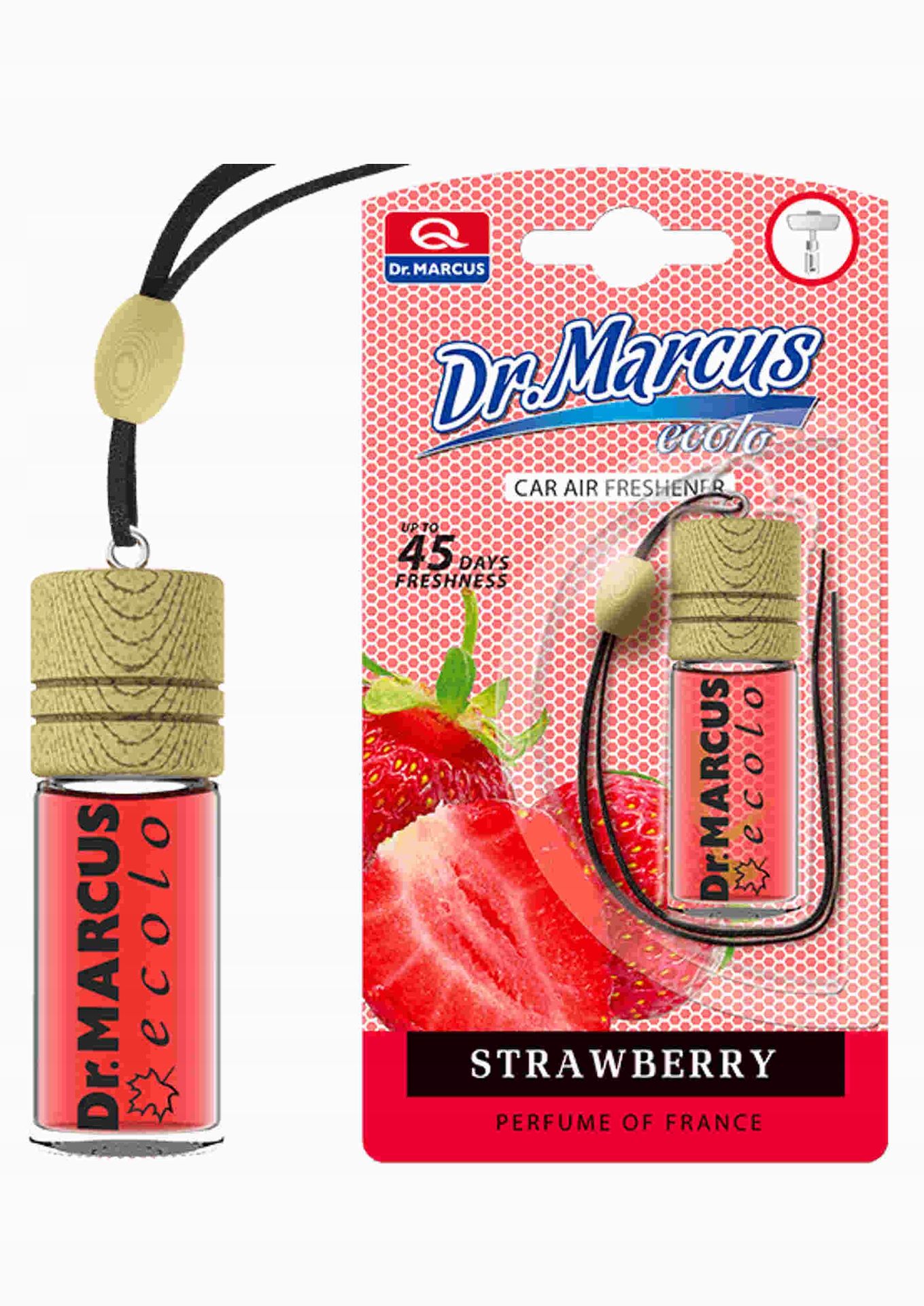 Dr Marcus Zapach samochodowy ECOLO STRAWBERRY + DOSTAWA 24 H