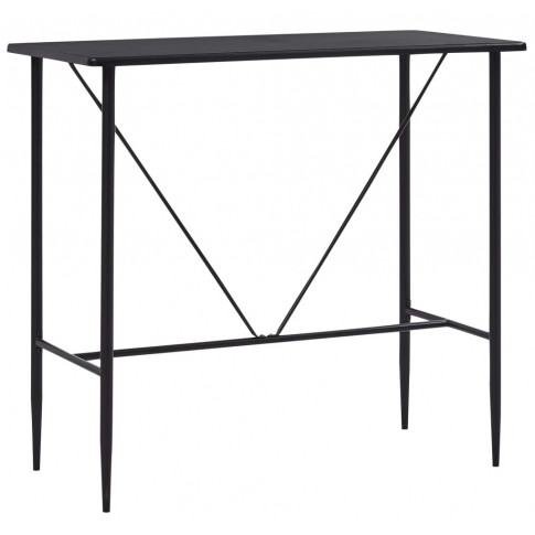 Czarny stolik barowy 60x120 C1-Z53
