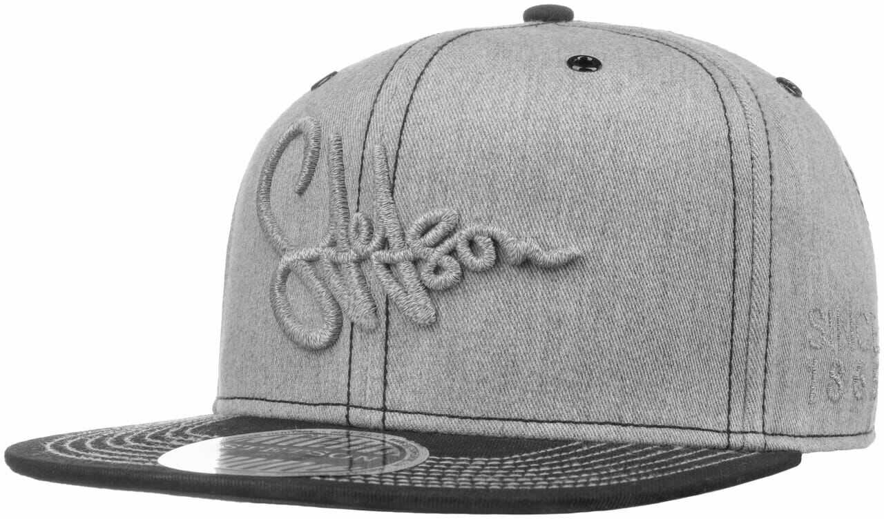 Czapka Lettering Flat Brim by Stetson, szary, One Size