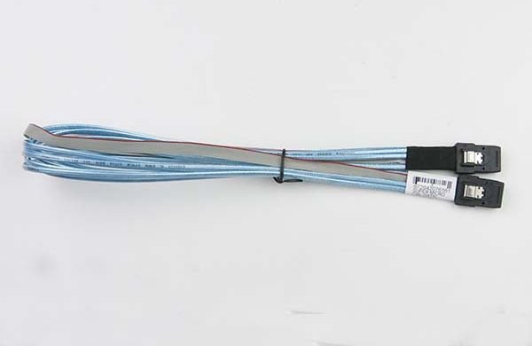 SuperMicro SFF 8087 - SFF 8087, 0.55m, Niebieski CBL-0421L