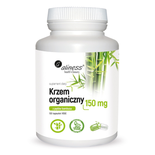 Aliness Krzem organiczny z pędów bambusa 150 mg - 100 kapsułek