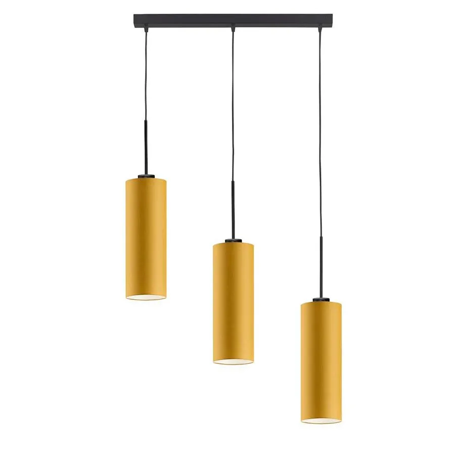 Regulowana lampa wisząca z czarnym stelażem - D7-P75