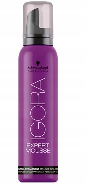 Schwarzkopf Professional Professional IGORA Expert Mousse pianka koloryzująca do włosów odcień 8-1 Light Blonde Cendré Semi-Permanent Mousse Color) 100 ml