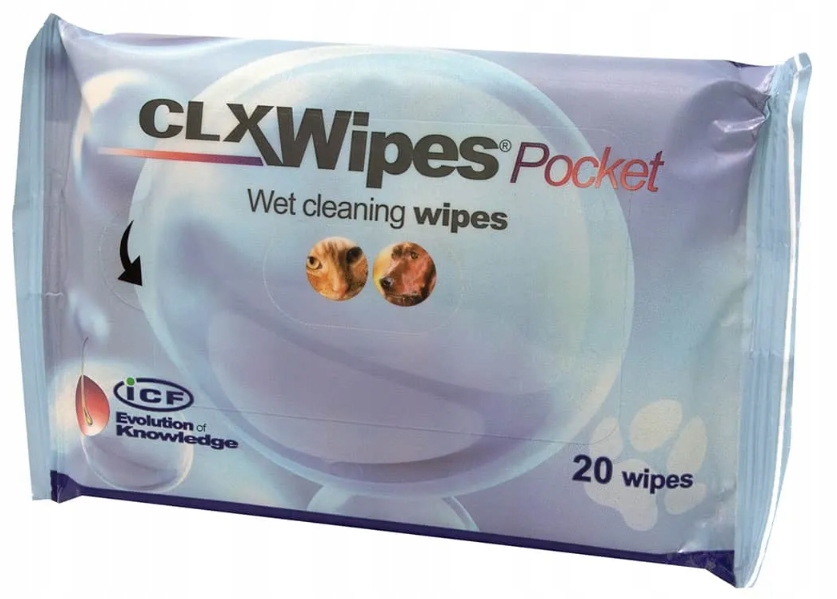 GEULINCX CLOREXYDERM WIPES CHUSTECZKI 20 sztuk bakteriobójcze grzybobójcze