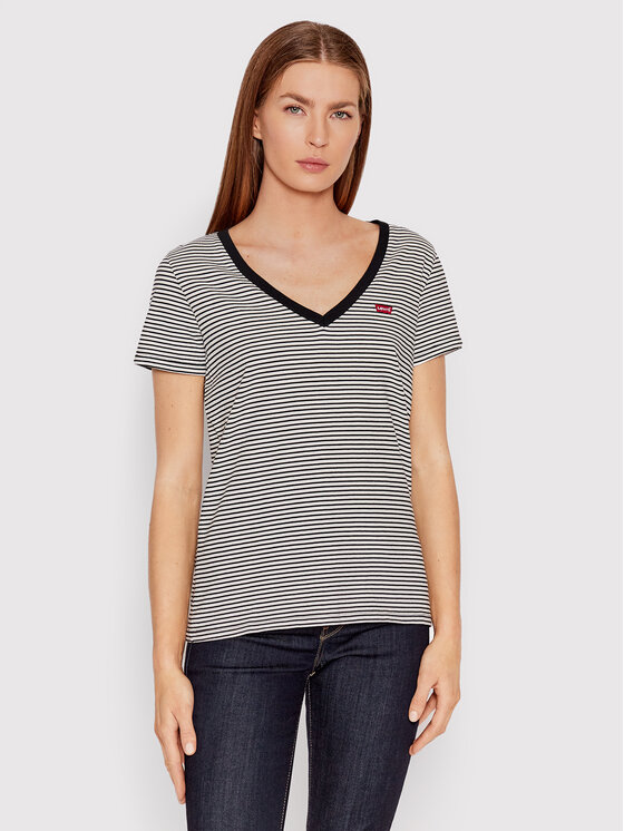 Levi's T-Shirt Perfect V-Neck Tee 85341-0004 Kolorowy Regular Fit