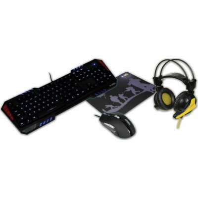 Zestaw iBOX Aurora klawiatura + mysz z podkładką