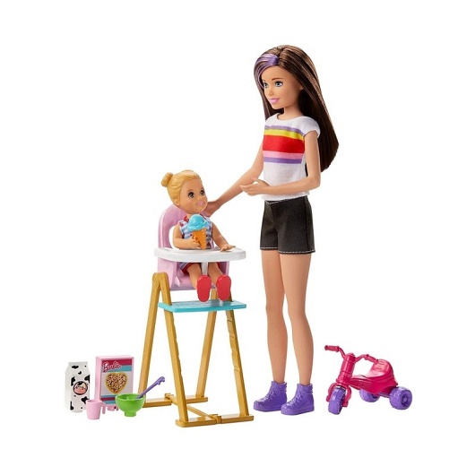 Barbie. Lalka Skipper jako opiekunka