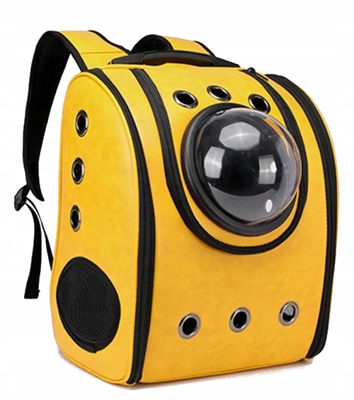 Transporter Plecak Torba Kota Psa Kosmiczny Żółty