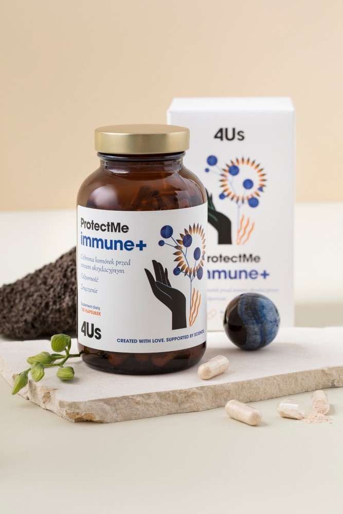 Healthlabs ProtectMe Immune+ 4Us (120 kaps) Kompleks Wspierający Odporność HealthLabs hlb-009