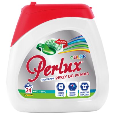 Lakma Kapsułki piorące Perlux Super Compact Color 552g (24 sztuki)