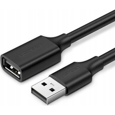 UGREEN Kabel USB 2.0 przedłużający US103 1.5m (czarny)