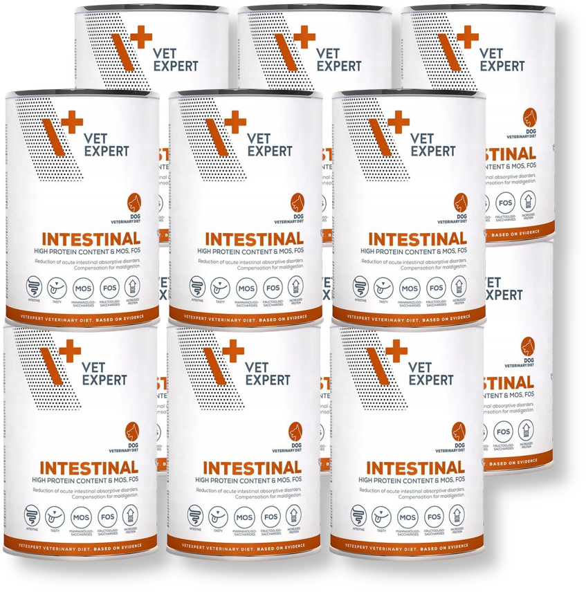 VETEXPERT 4T Veterinary Diet Intestinal Dog 12x400g 23333-uniw