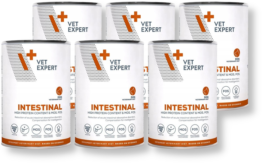 VETEXPERT 4T Veterinary Diet Intestinal Dog 6x400g 23332-uniw