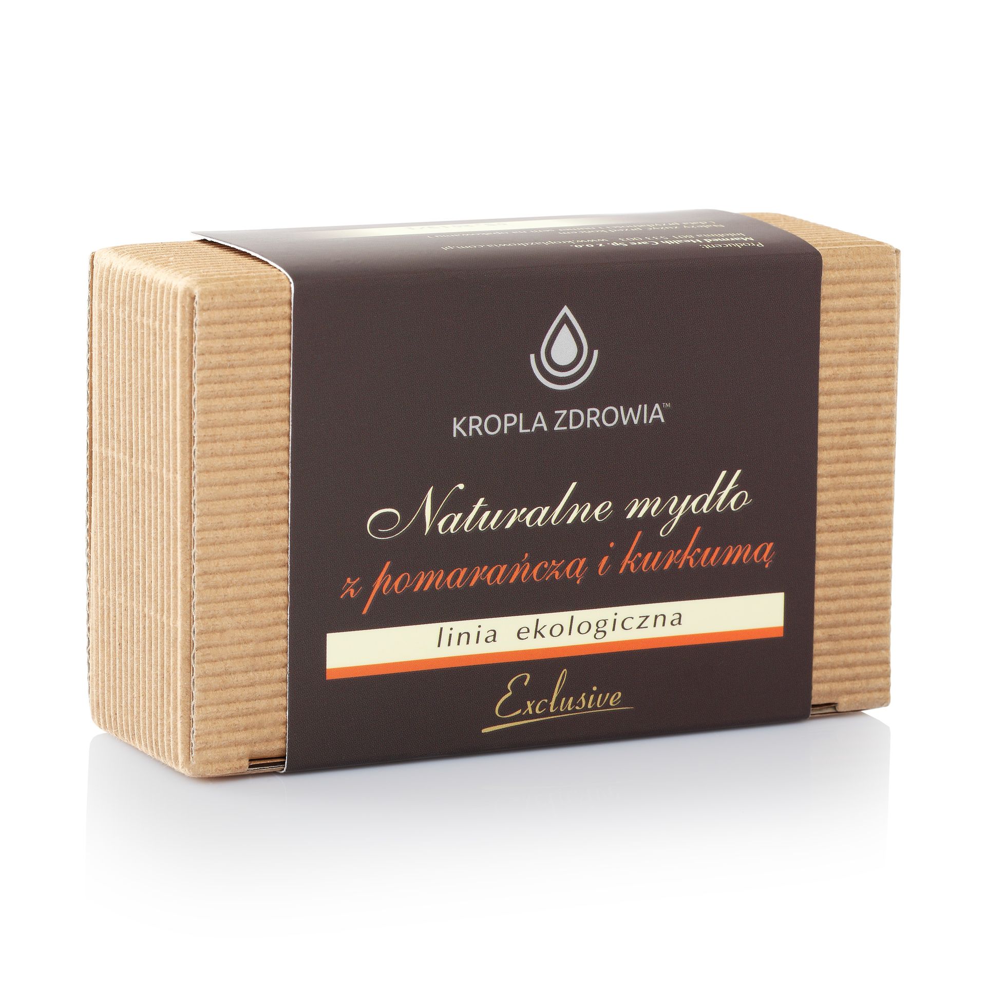 Kropla Zdrowia mydło naturalne z pomarańczą i kurkumą, 130 g |Darmowa dostawa od 199,99 zł !!! 7051381