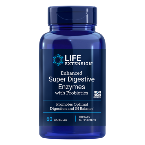 Life Extension Life Extension Super Enzymy Trawienne z Probiotykami - 60 kapsułek