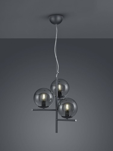 Trio PURE Antracyt Lampa wisząca