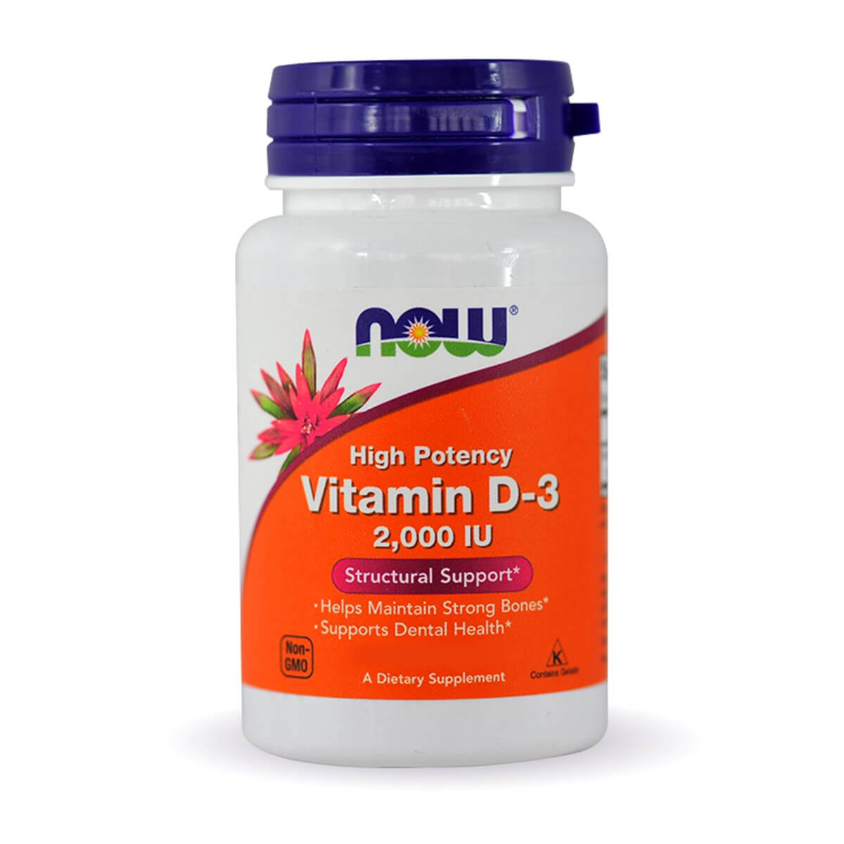 Now Foods Witamina D-3 2.000 IU 120 softgels - suplement diety USA