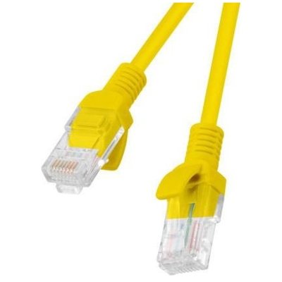 LANBERG Patchcord PCU5-20CC-0025-Y kat.5e 0,25M żółty 10-pack PCU5-20CC-0025-Y