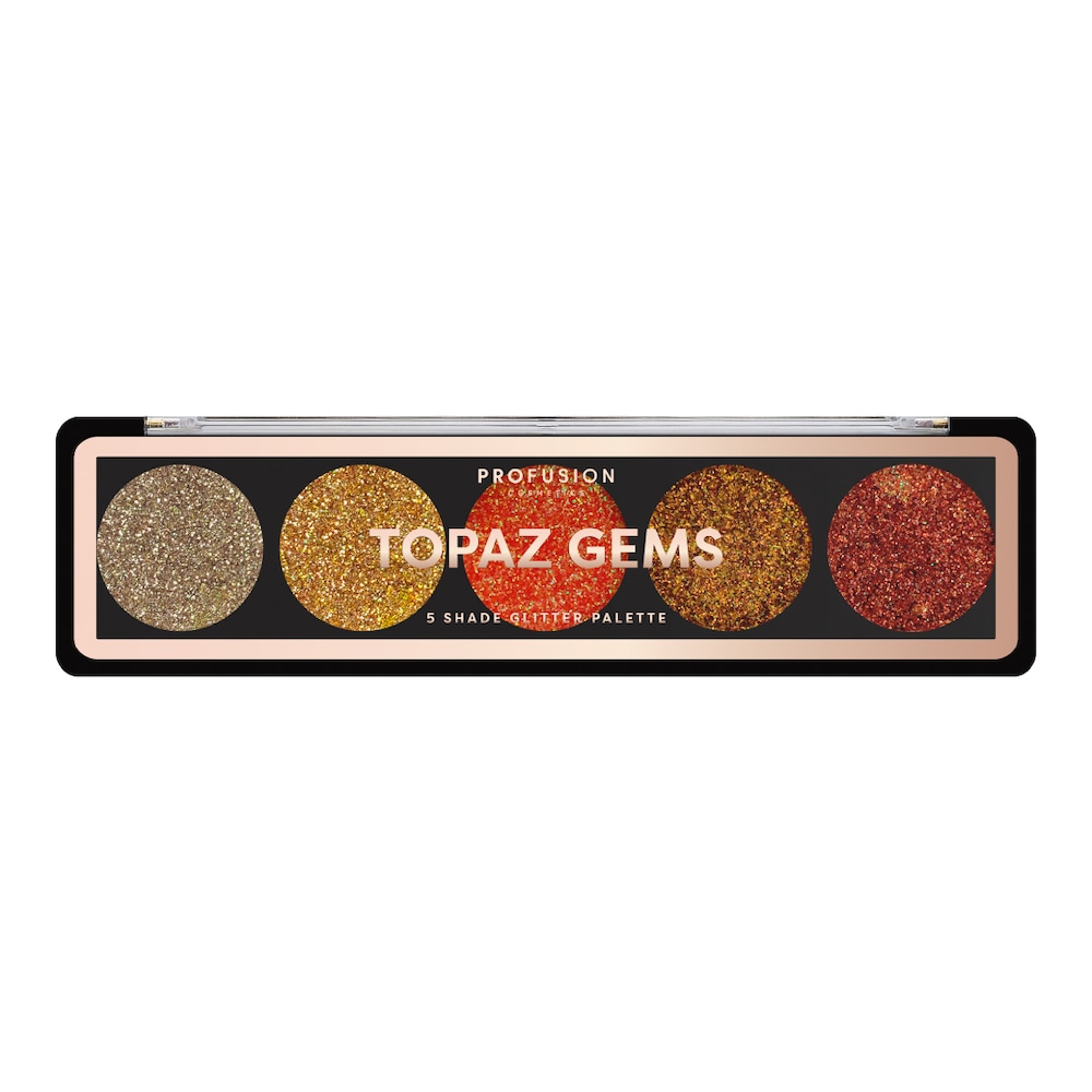 Profusion Profusion Makijaż oczu Paleta 5 Glitter Gem Topaz Gems 42.0 g