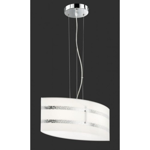 Trio Oświetlenie NIKOSIA Lampa Wisząca Chrom, 2-punktowe 308700289