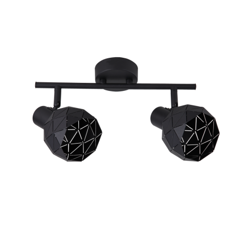 Light Prestige Reus 2pł. spot czarny LP-8069/2WS BK