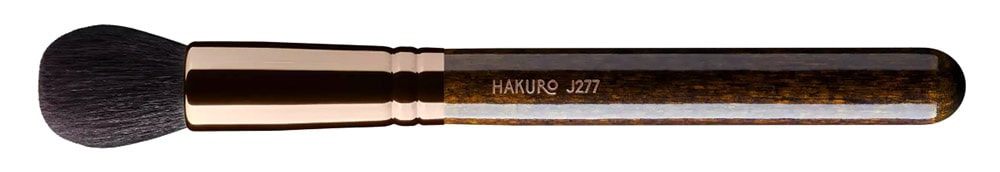 Hakuro J277 pędzel do pudru konturowania i różu ciemnobrązowy