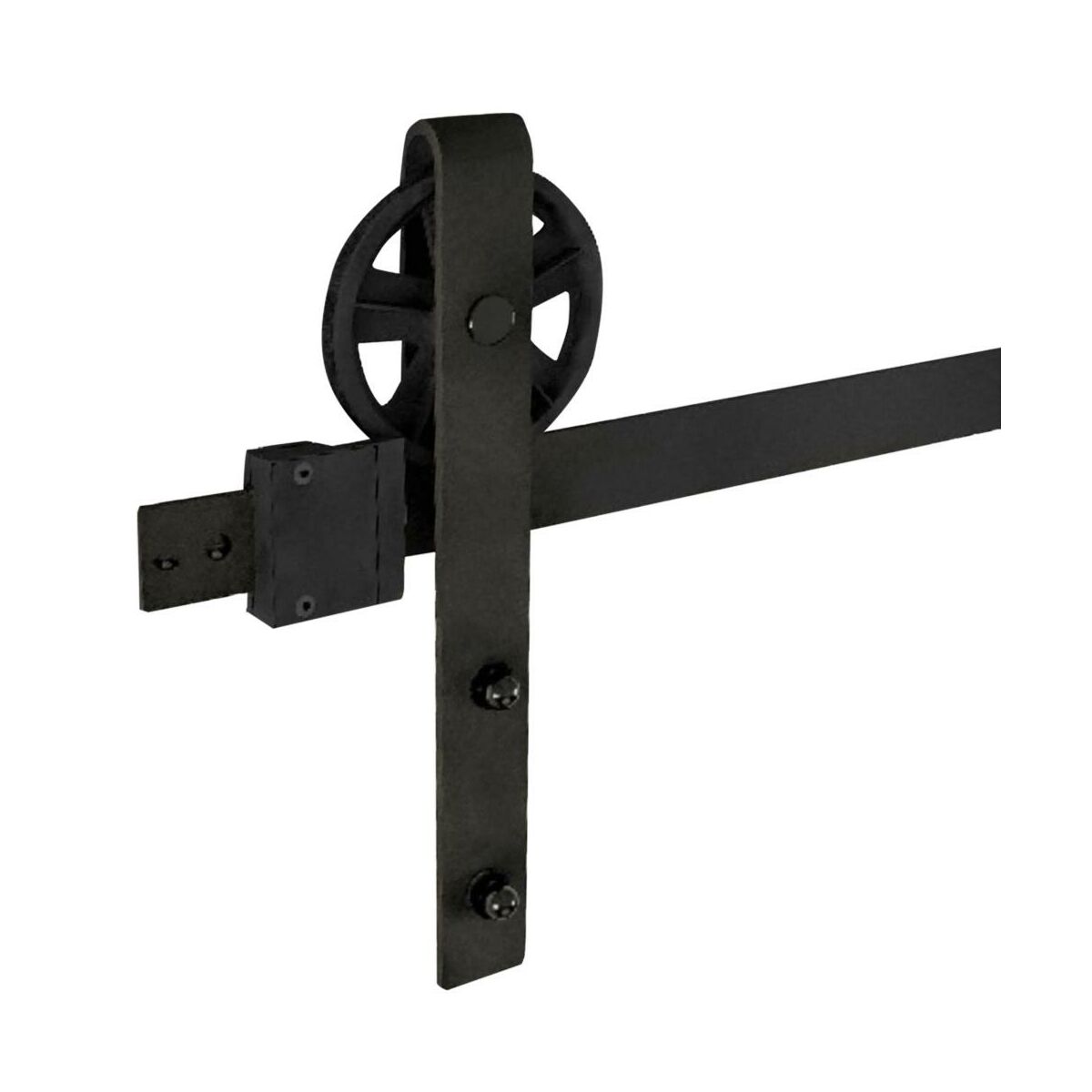 System przesuwny do drzwi przesuwnych Izylda Czarny mat