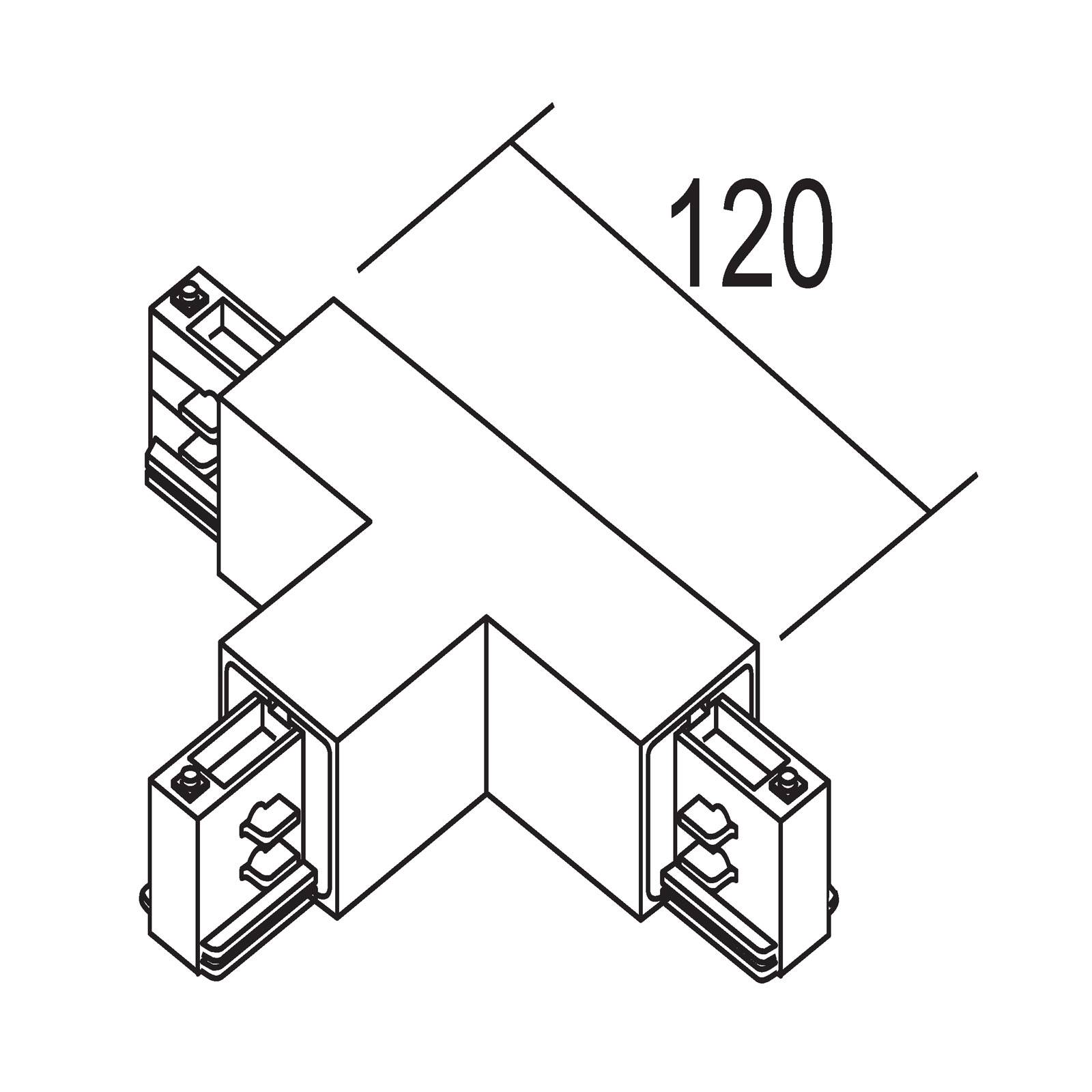 Ivela T-connector uziemienia Link, srebrny