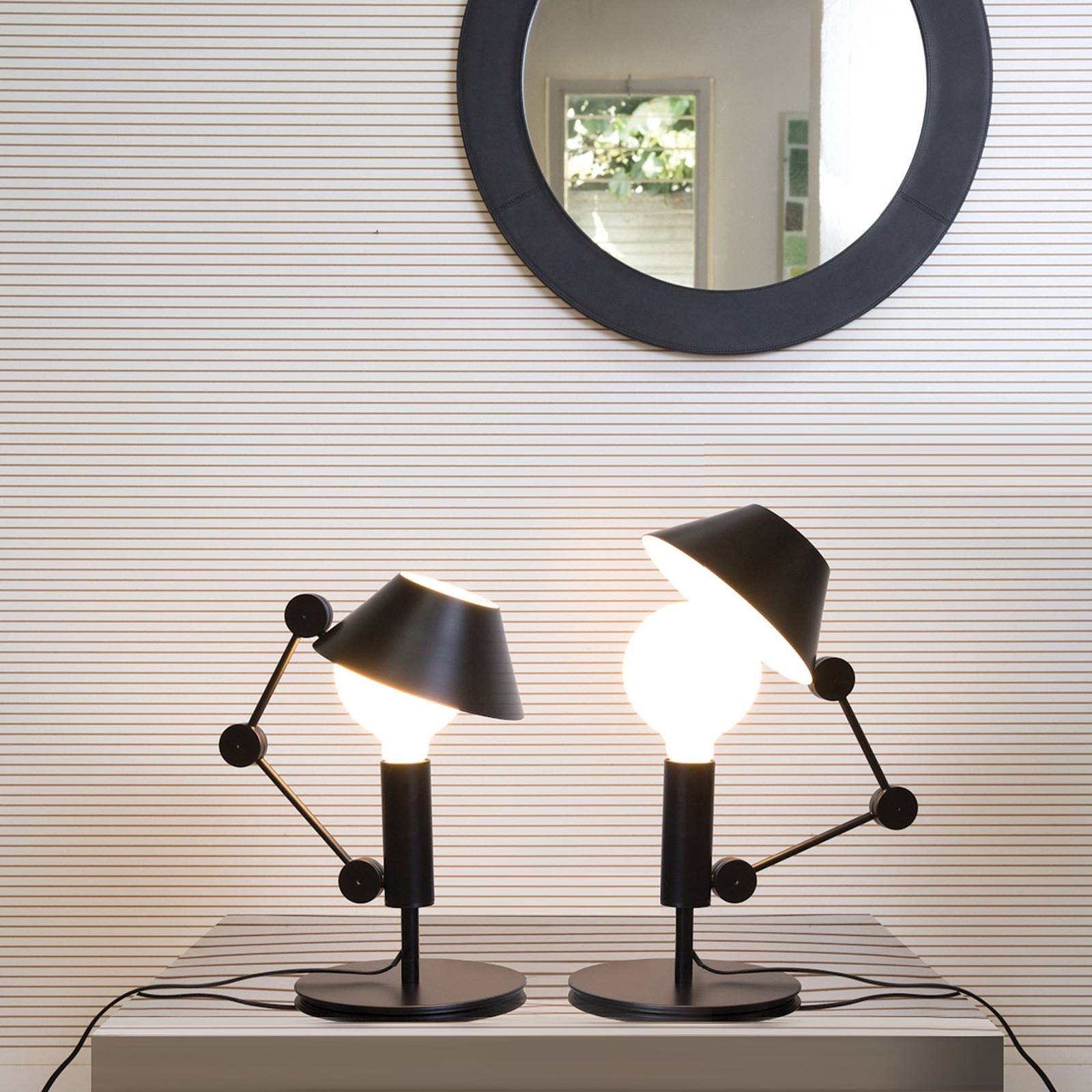 Lampa stołowa Nemo Mr. Light, ruchomy klosz