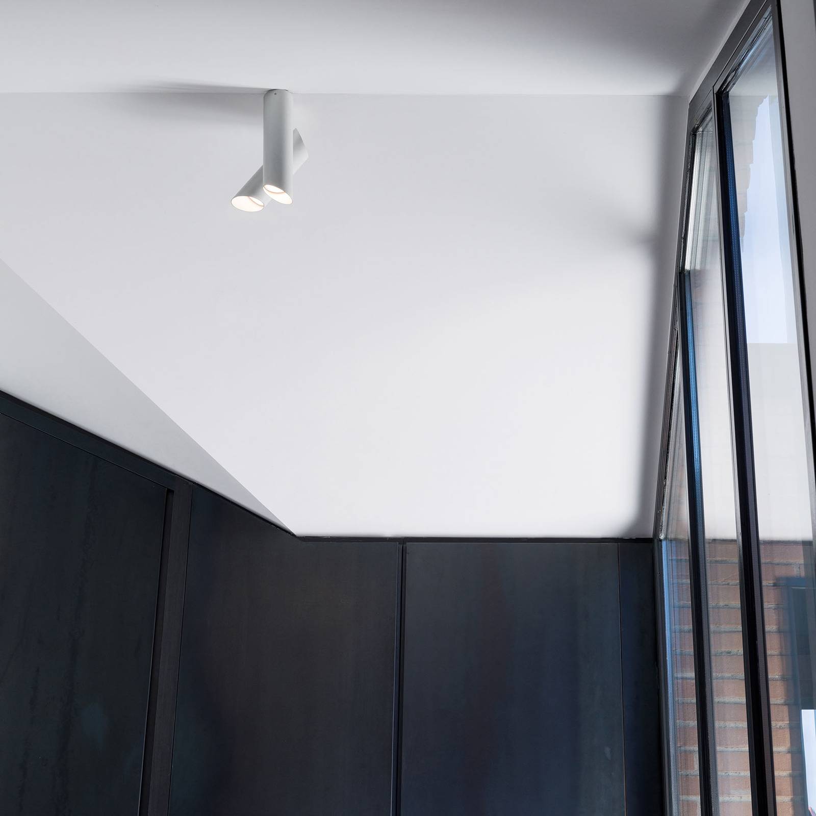 Żarówka rurkowa LED Nemo lampa sufitowa 2-punktowa biały/biały