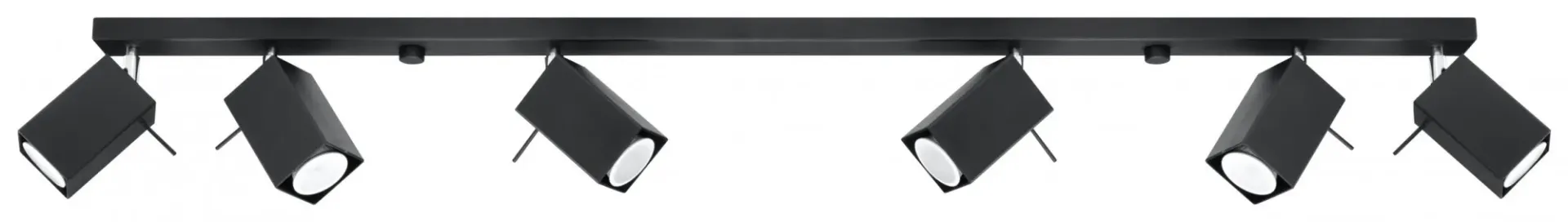 Czarny plafon regulowany punktowy - 3X EX515 S4-L37