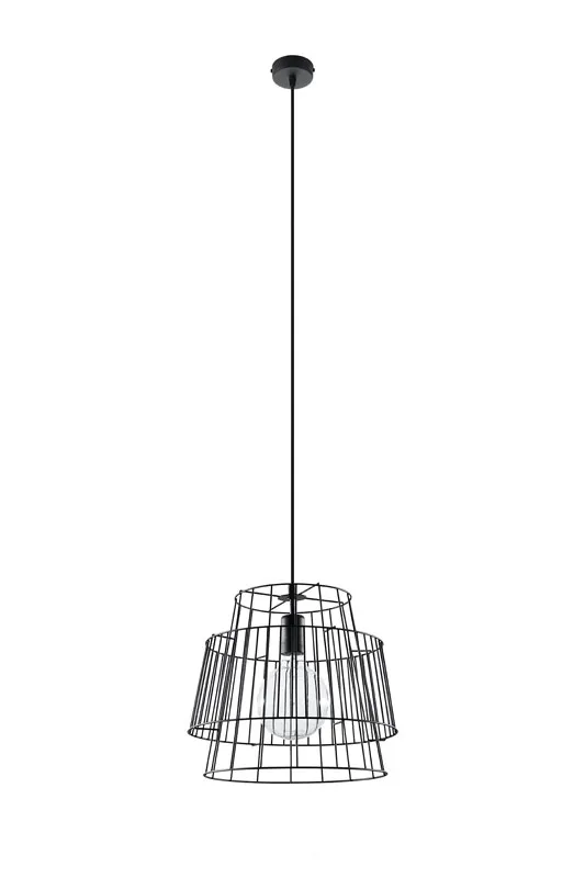 Czarna druciana lampa wisząca loftowa - EX582 F8-N08