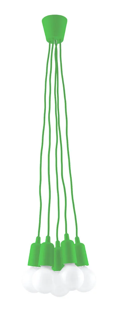 Zielona loftowa lampa wisząca - EX543 F5-S95