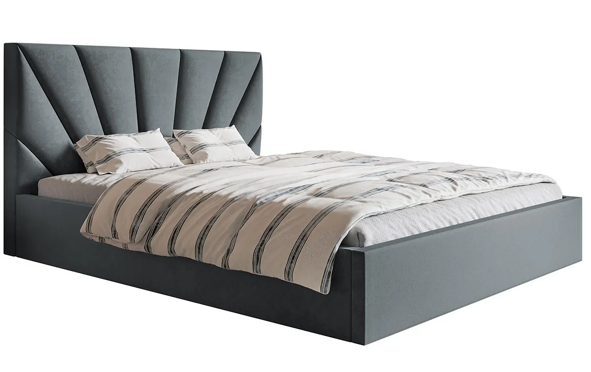 Tapicerowane łóżko dwuosobowe 140x200 B8-W04