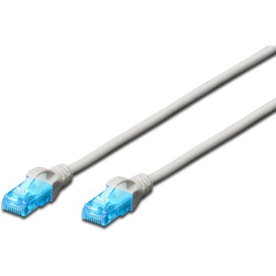 Kabel krosowy (Patch Cord) U/UTP kat.5e szary 7m DK-1512-070