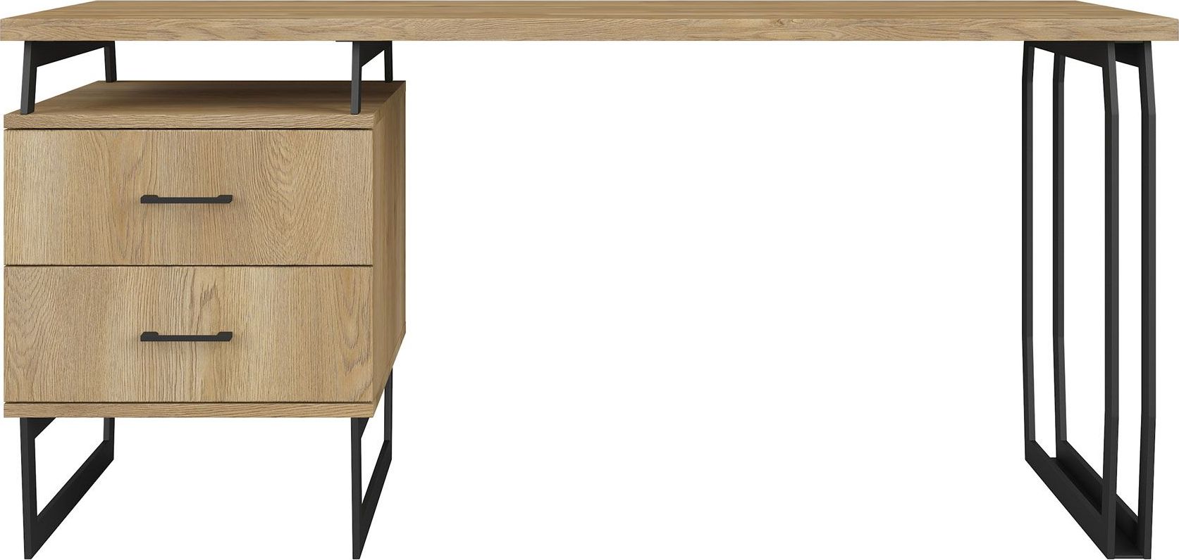 Biurko Elior Bahama 12X Jasnobrązowe 160 cm x 60 cm