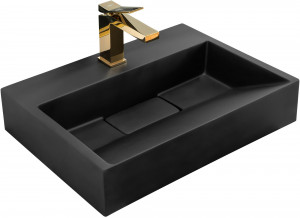 Rea UMYWALKA KONGLOMERATOWA NABLATOWA GOYA BLACK MAT 50CM U8778