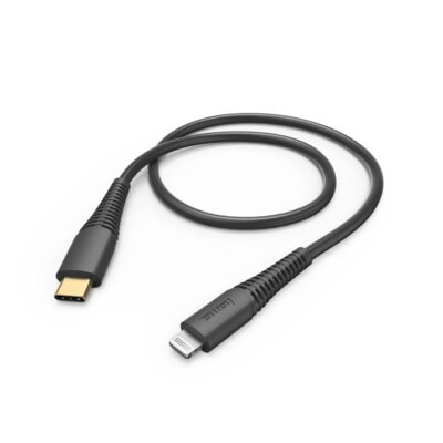 Hama Kabel ładujący Lightning USB-C 1,5 m Czarny