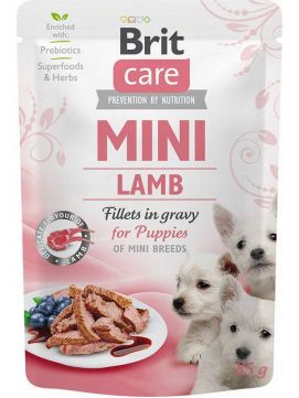Brit Care Pies Care MINI Puppy Lamb Karma z jagnięciną dla szczeniaka 85g
