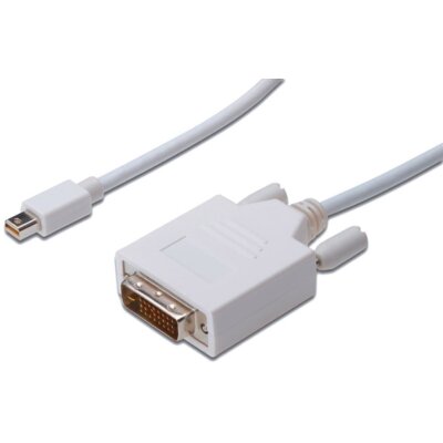 Assmann Kabel DisplayPort 1.1a mini DP-DVI TypA MM1 m [AK-340305-010-W]