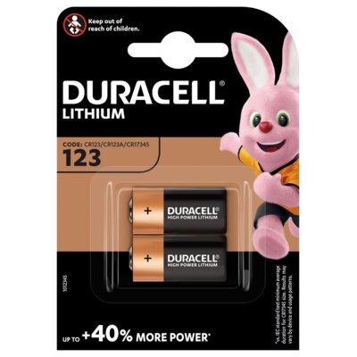 Duracell CR123A Ultra 2szt blister