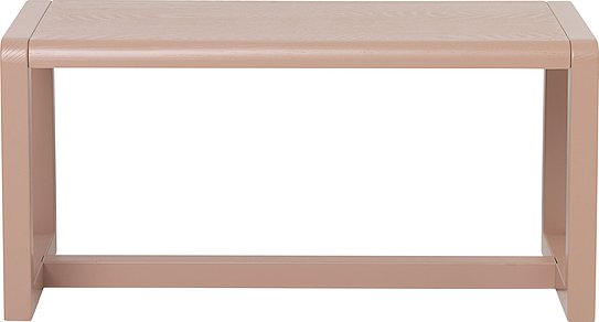 Ławka Ferm Living Mały Architekt różowa