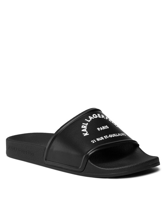 Lagerfeld KARL Klapki KL80908 Czarny