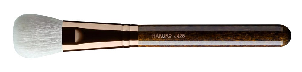 Hakuro J425 pędzel do pudru różu i bronzera ciemnobrązowy