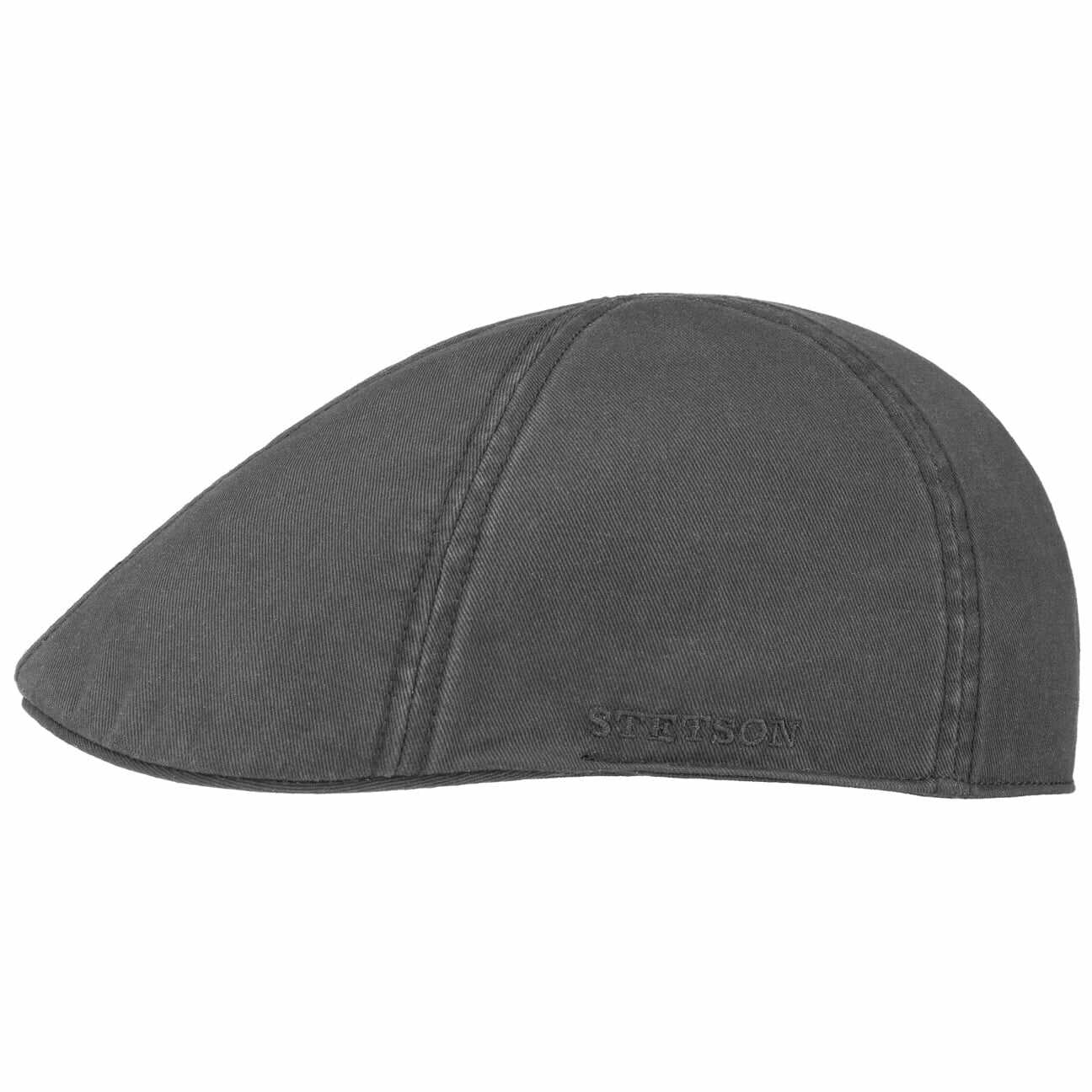 Płaski Kaszkiet z Ochroną UV Texas by Stetson, ciemnoszary, M (56-57 cm)